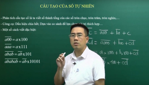 Bí quyết giành điểm ở các dạng bài về cấu tạo số tự nhiên lớp 6